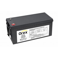 Orex 12V 240Ah (20Hr) Vrla Deep Cycle AGM Kuru Akü (522x239x222mm)